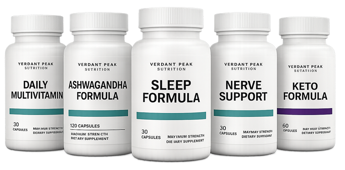 Verdant Peak Nutrition featured supplement bottle